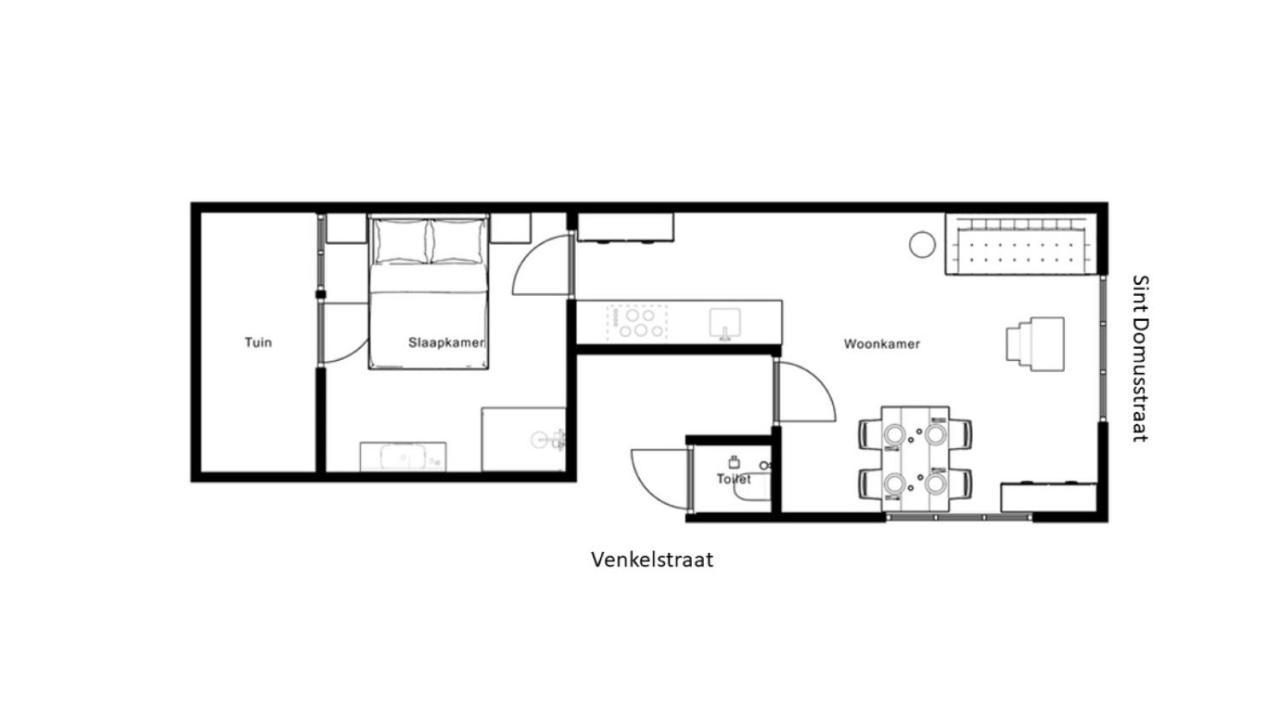 Pakhuis De Venkel Leilighet Zierikzee Eksteriør bilde